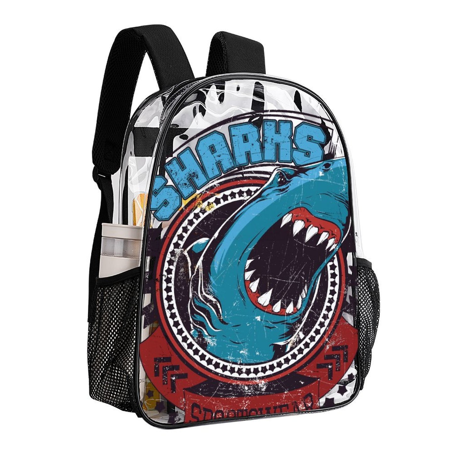 Zaino Trasparente Personalizzato con Logo | Gadget Aziendale PVC 17 Pollici