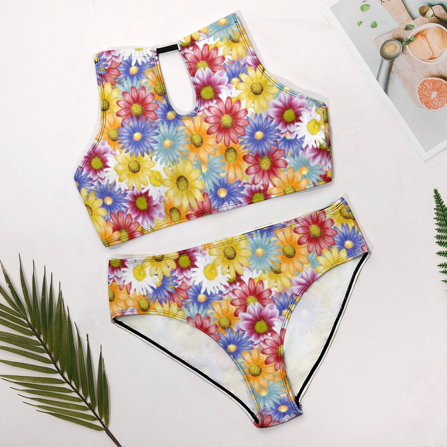 Bikini Donna Personalizzato Due Pezzi | Stampa Foto | Top All'Americana