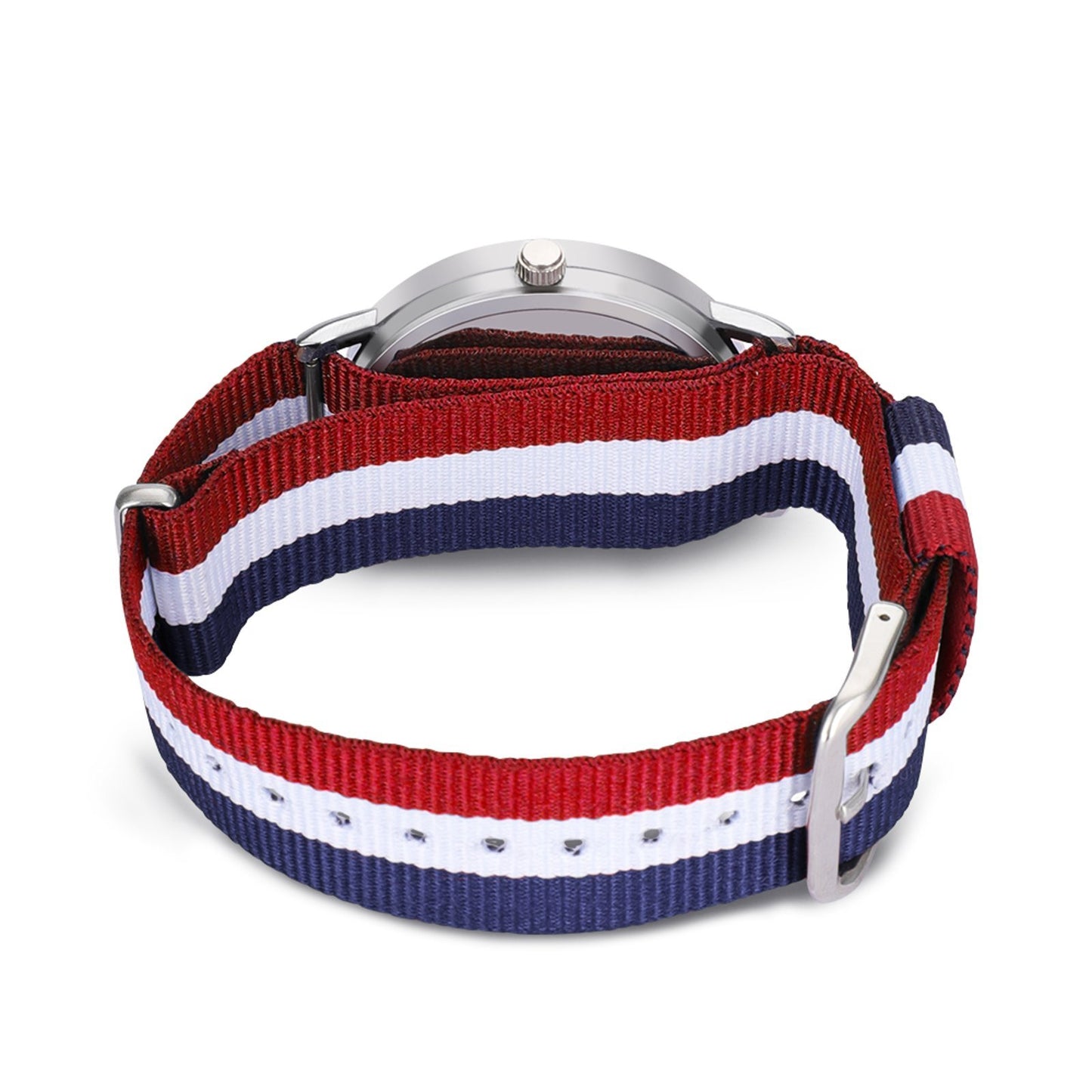 Orologio NATO Style Personalizzato con Cinturino in Nylon Tricolore