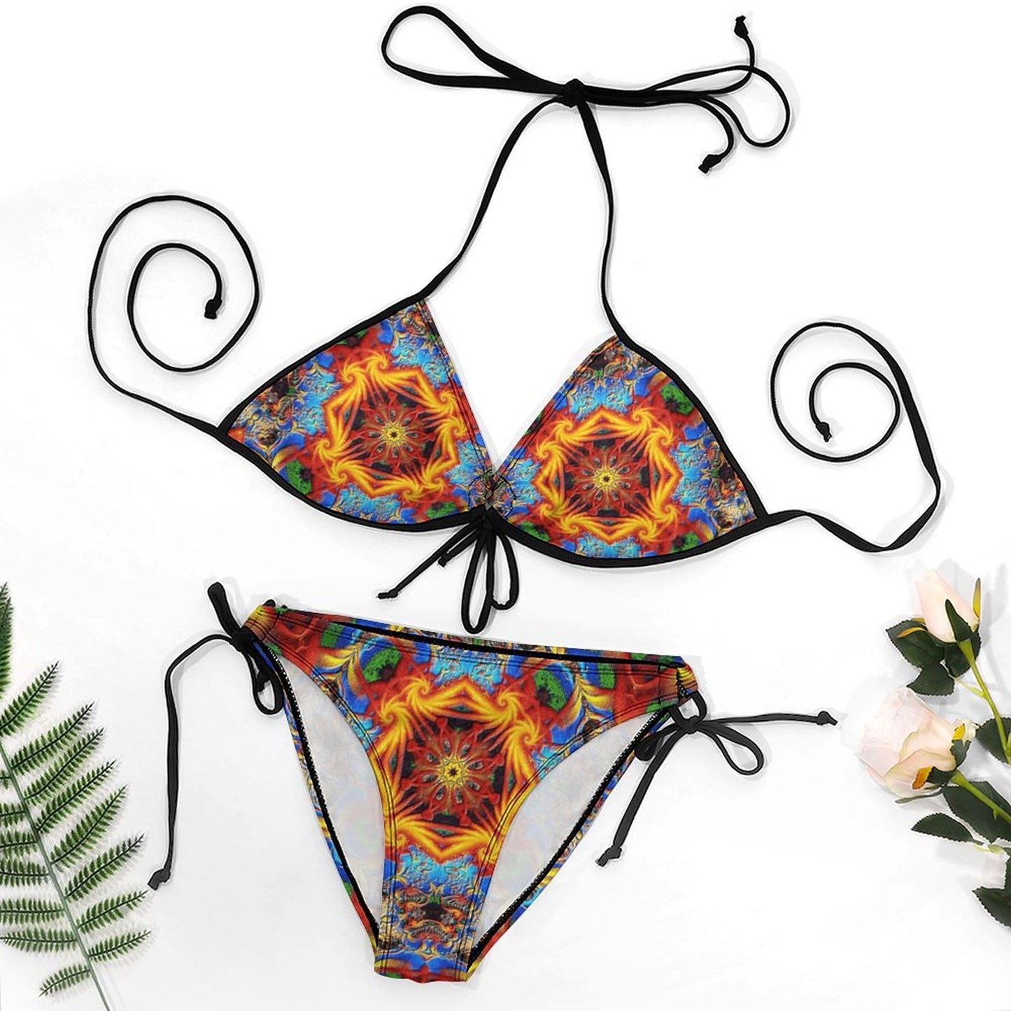 Bikini Donna Due Pezzi Personalizzato | Laccetti Laterali | Stampa Foto
