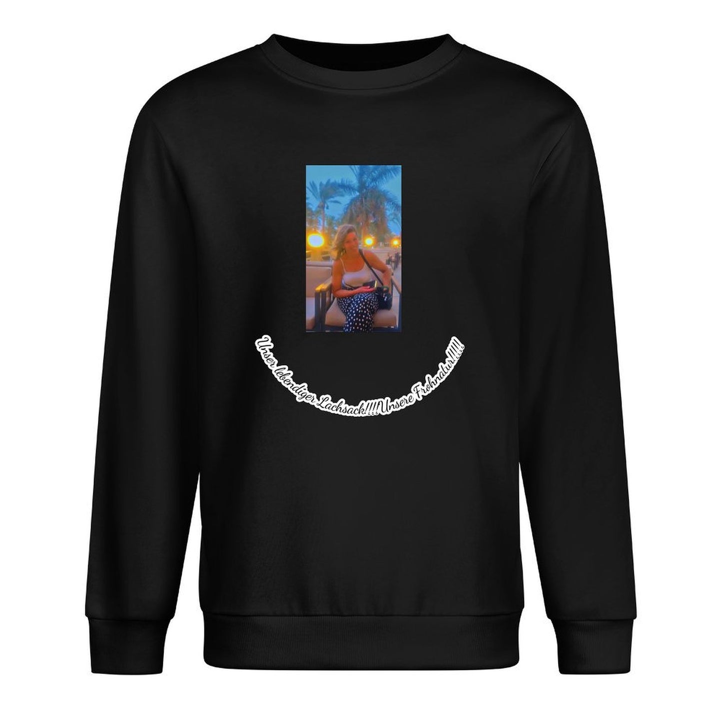 Felpa Cotone Personalizzata Unisex | Stampa Fronte e Retro con Foto