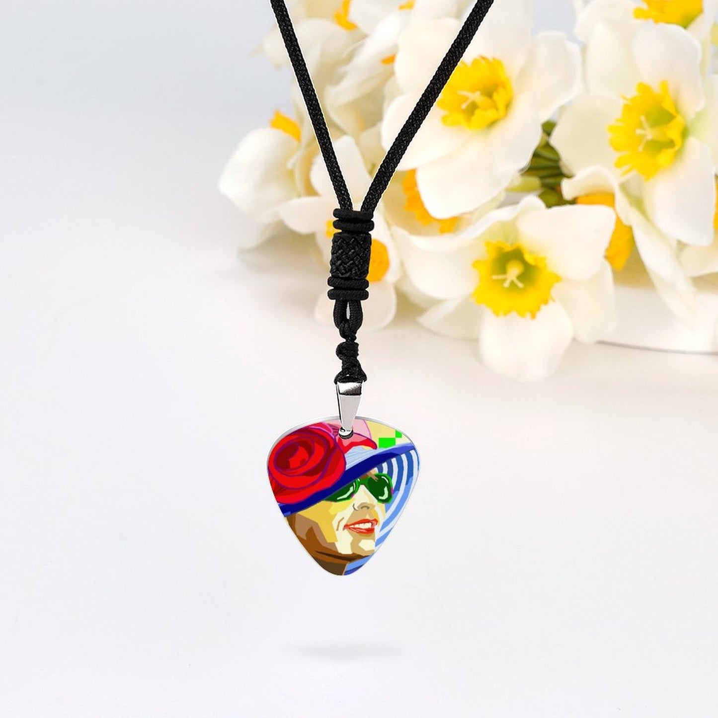 Collana Unisex con Plettro per Chitarra Personalizzato