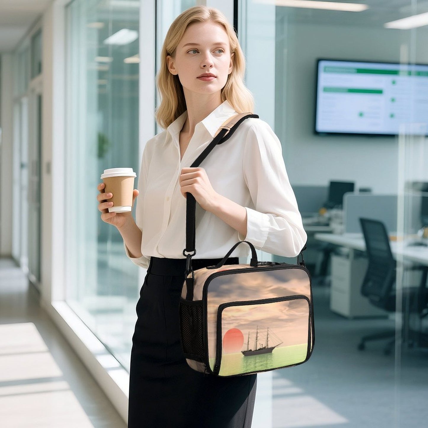 Borsa Pranzo Termica Personalizzata Grande Capacità | Lunch Bag con Foto
