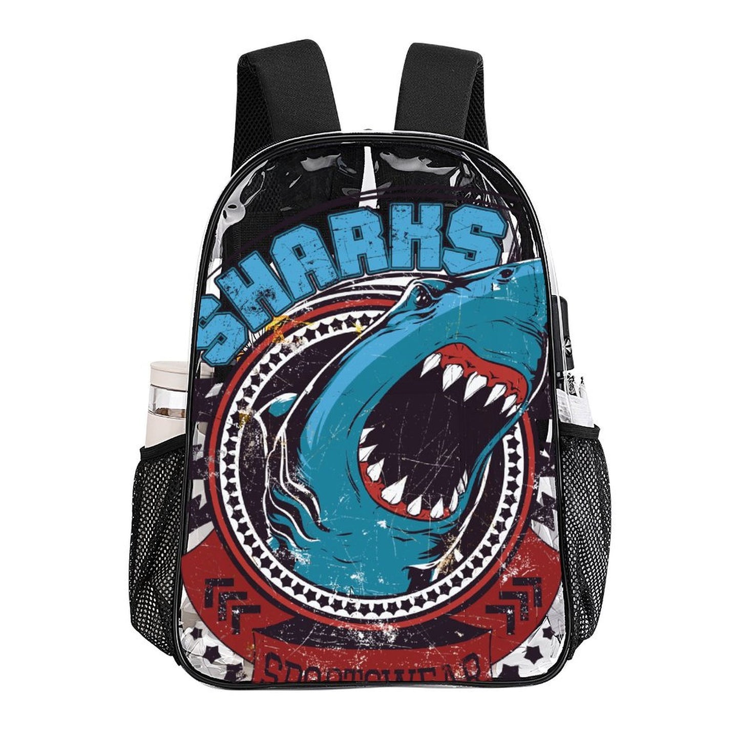 Zaino Trasparente Personalizzato con Logo | Gadget Aziendale PVC 17 Pollici