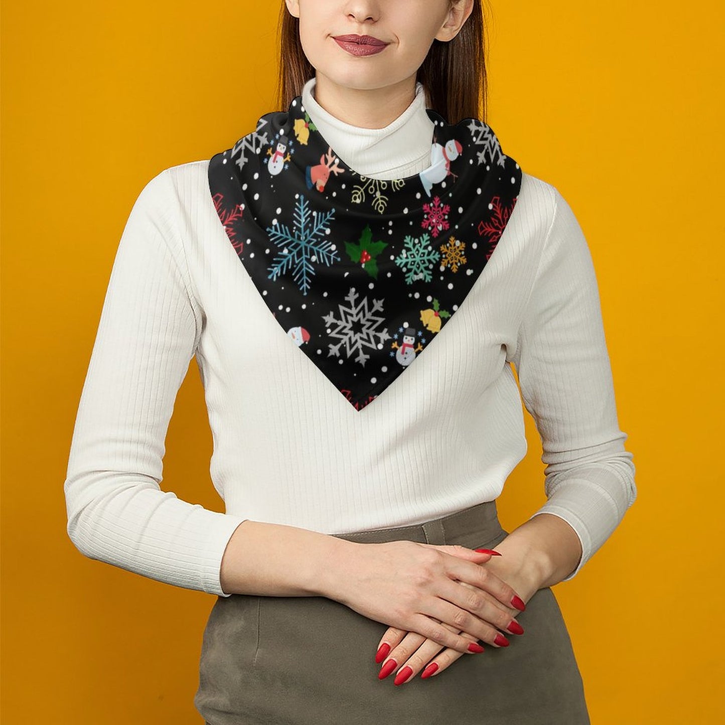 Foulard Quadrato Seta Personalizzato | Stampa Unica | Accessorio Elegante