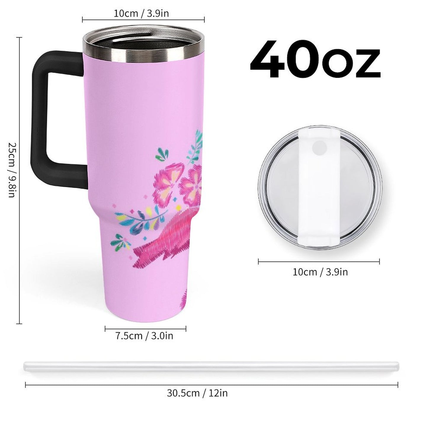 Bicchiere Termico 40oz Personalizzato con Foto | Tumbler Inox