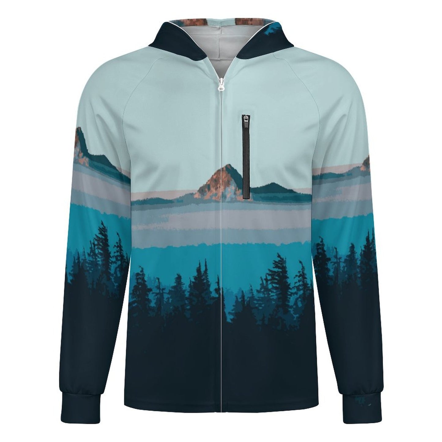 Felpa Pesca Personalizzata con Cappuccio | Maglia Protezione UV