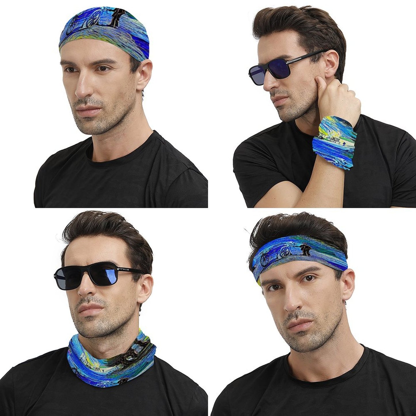 Scaldacollo Multifunzione Personalizzato con Passanti Orecchie | Bandana