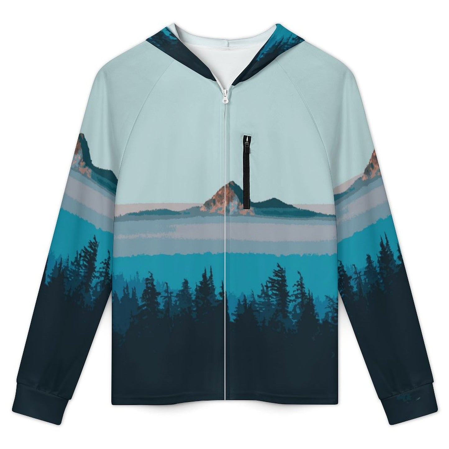 Felpa Pesca Personalizzata con Cappuccio | Maglia Protezione UV