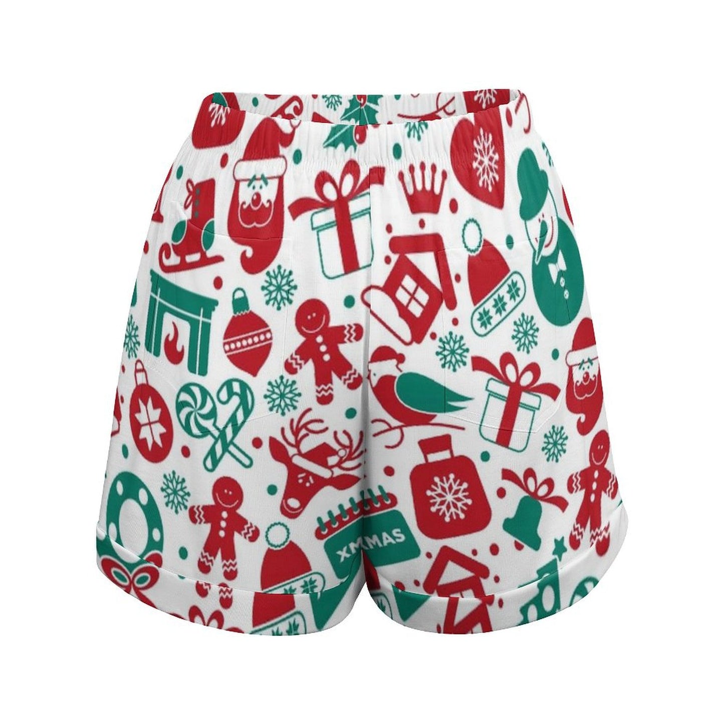 Pantaloncini Donna Vita Alta Personalizzati | Tessuto Fresco UPF 50+