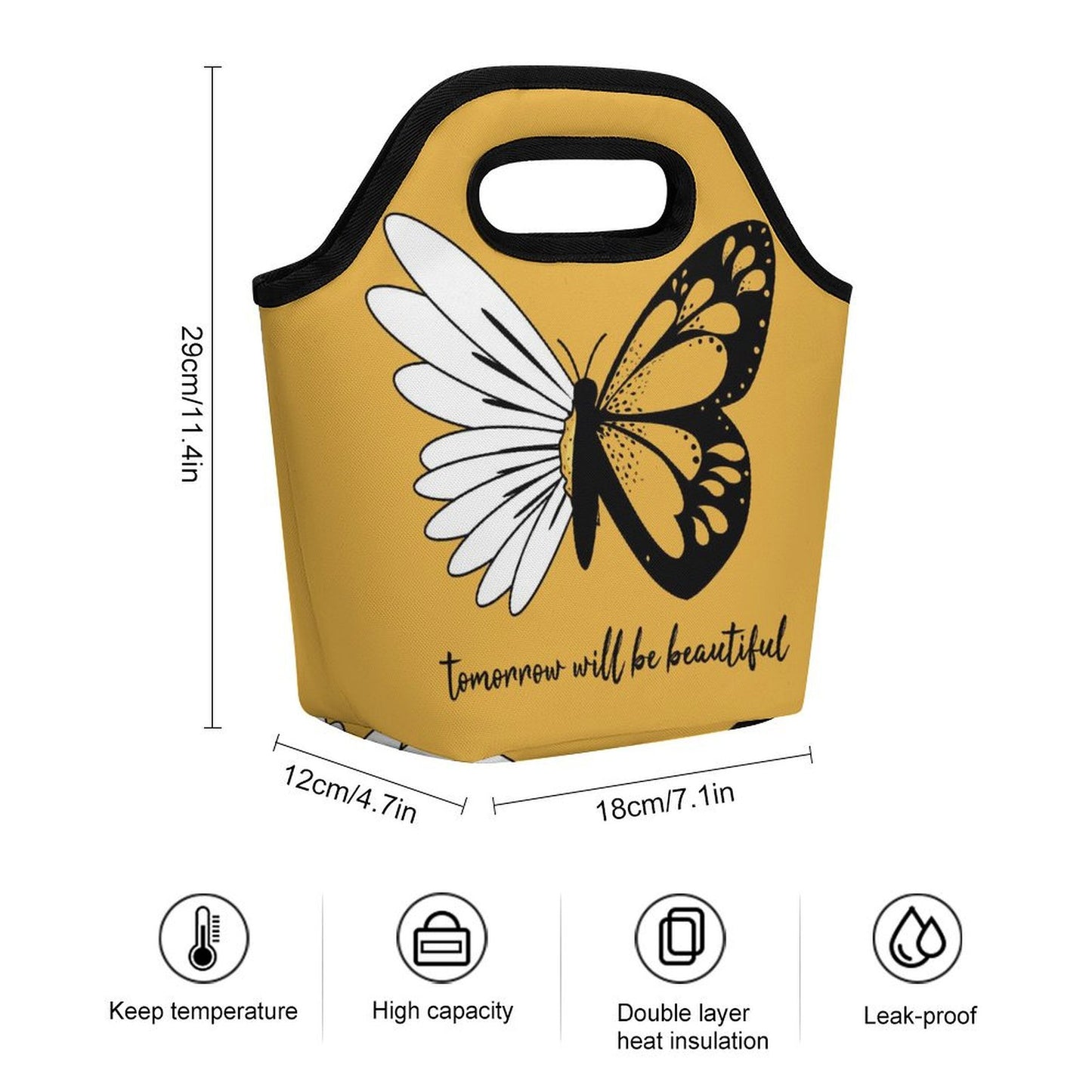 Borsa Pranzo Personalizzata | Impermeabile e Resistente | Stampa Foto