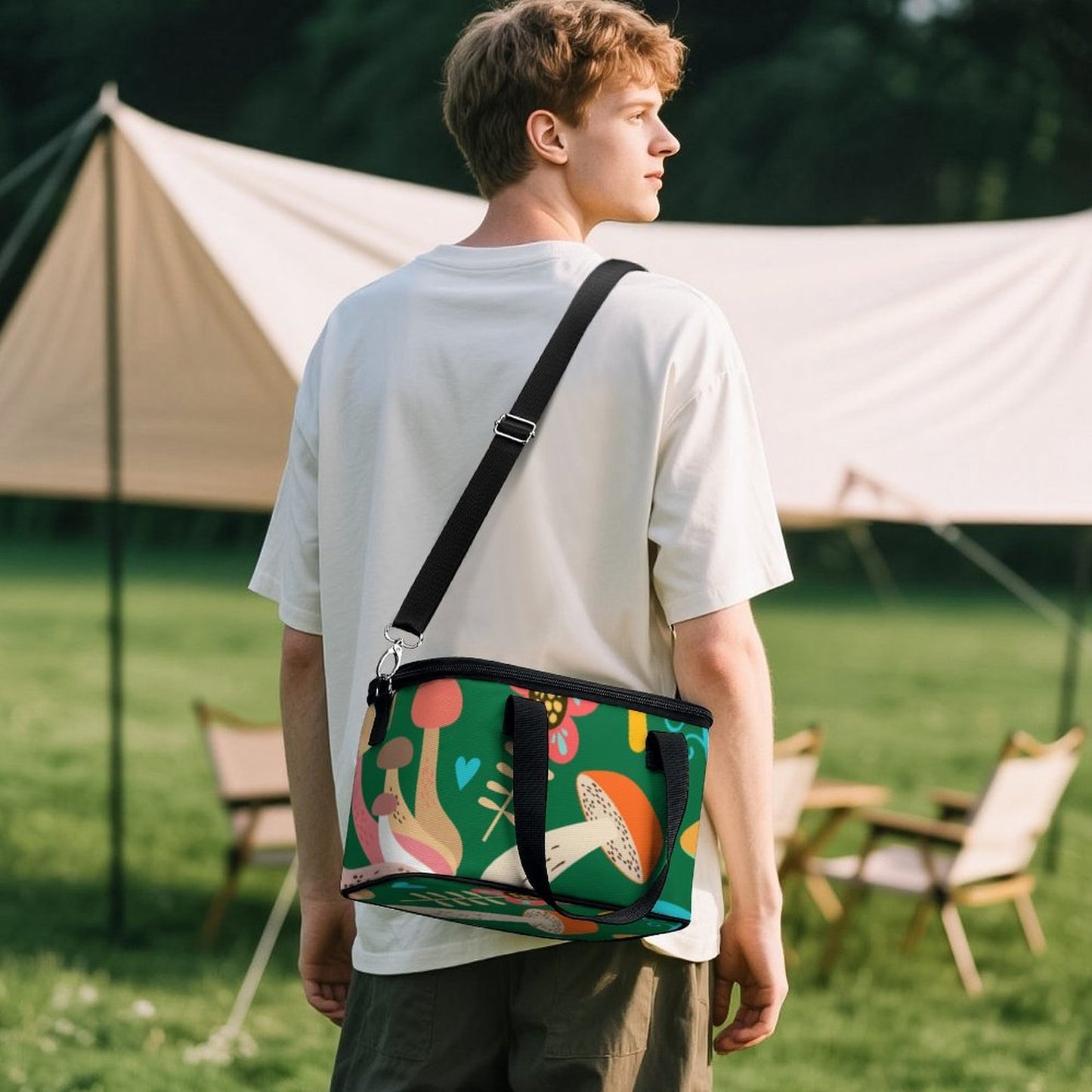 Borsa Termica Porta Pranzo Impermeabile Personalizzata in Oxford 600D