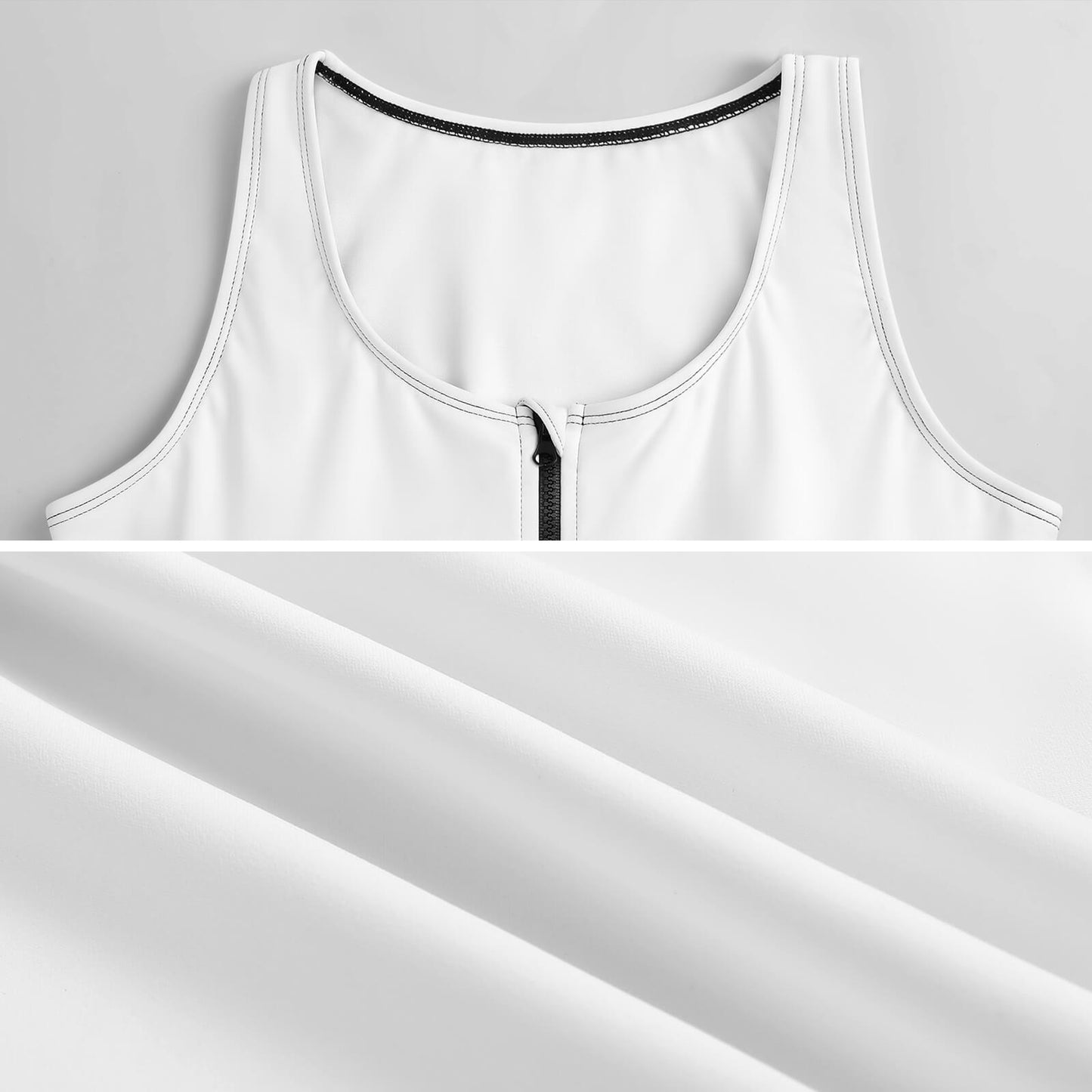 Canotta Yoga Donna con Zip Personalizzata | Top Sportivo Stampa Integrale