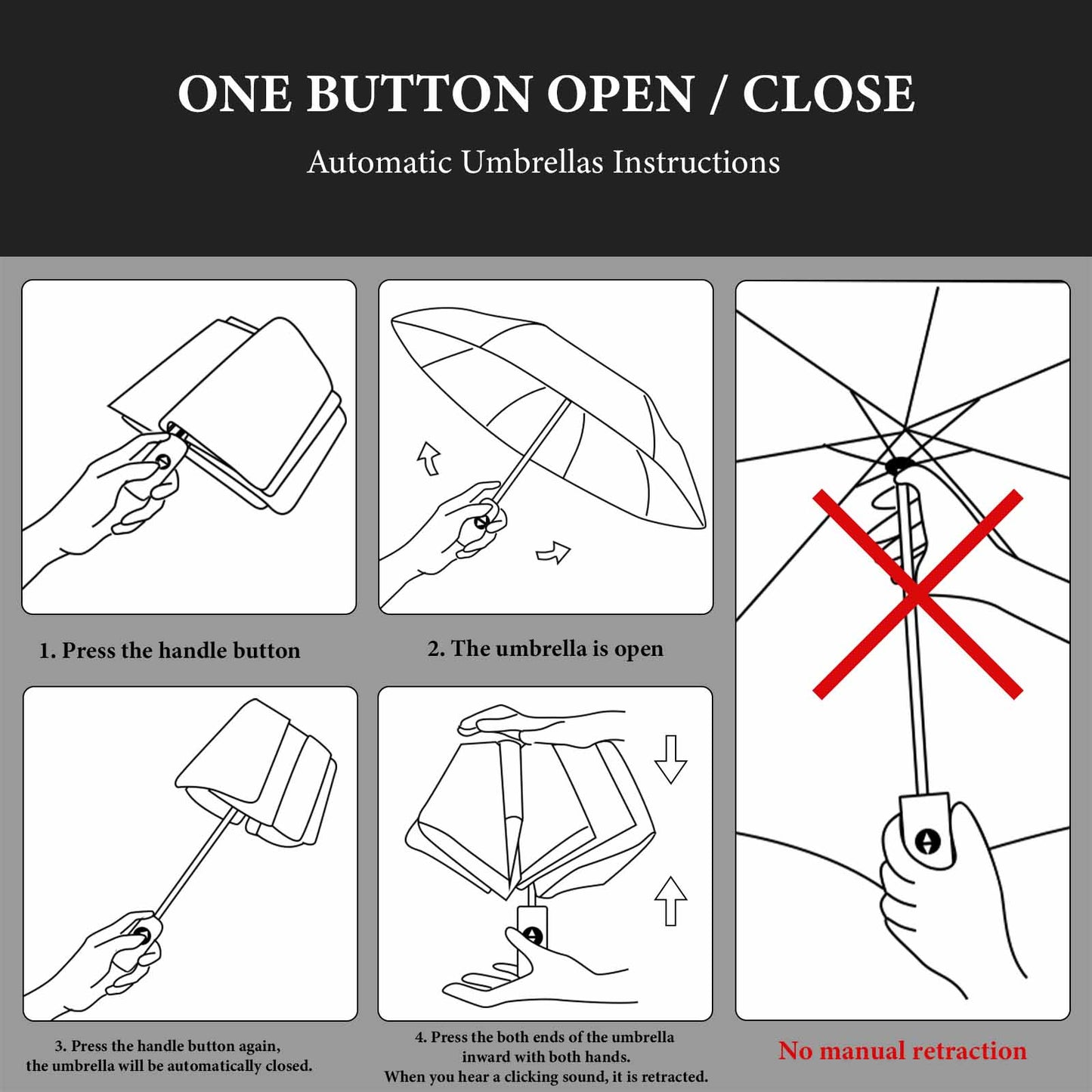 Ombrello Automatico Pieghevole Personalizzato | Antivento e Anti-UV