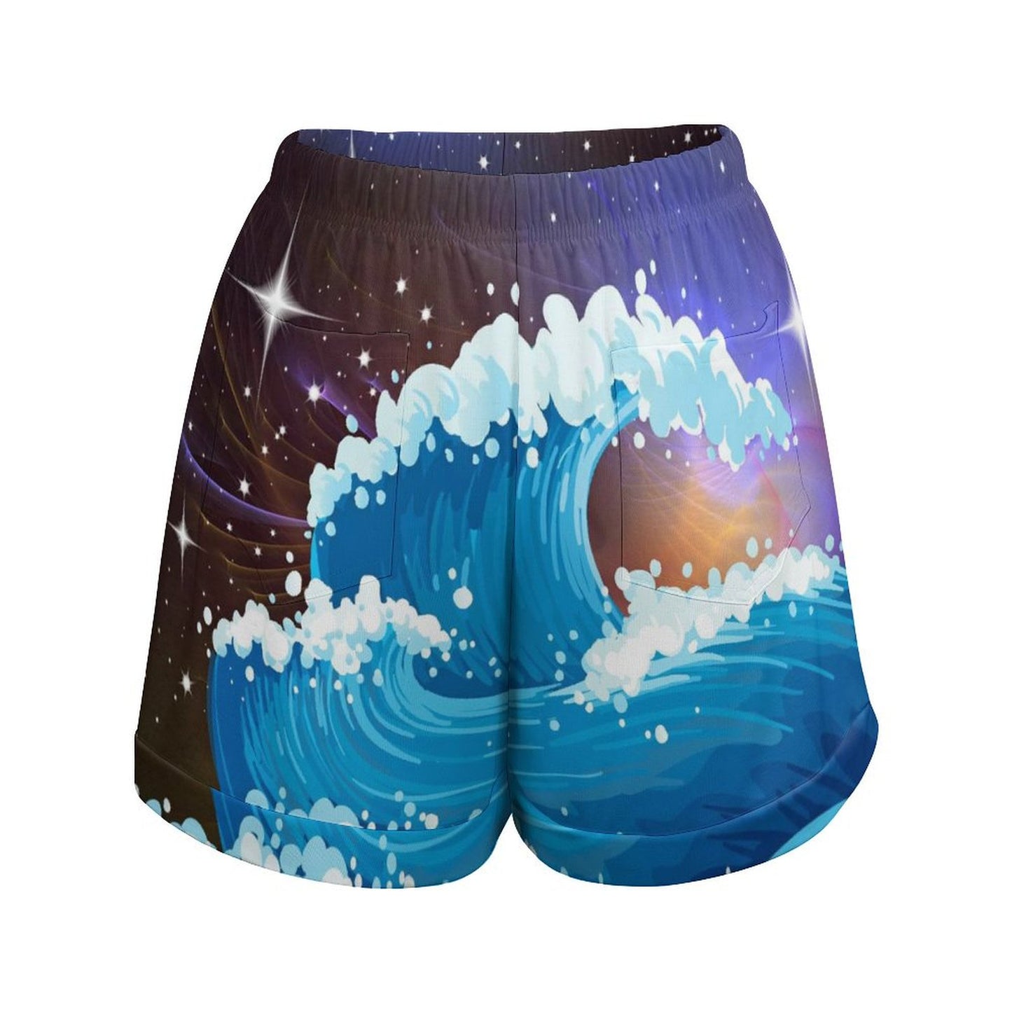Pantaloncini Larghi Vita Alta con Tasche | Personalizzabili Sport e Tempo Libero