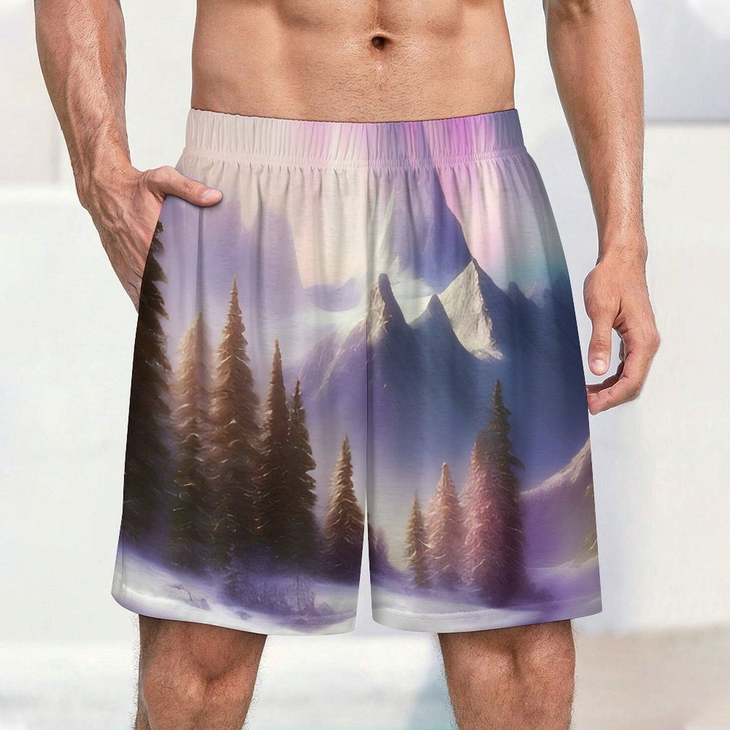 Pantaloni Pigiama Corti Personalizzati | Bermuda in Seta di Ghiaccio