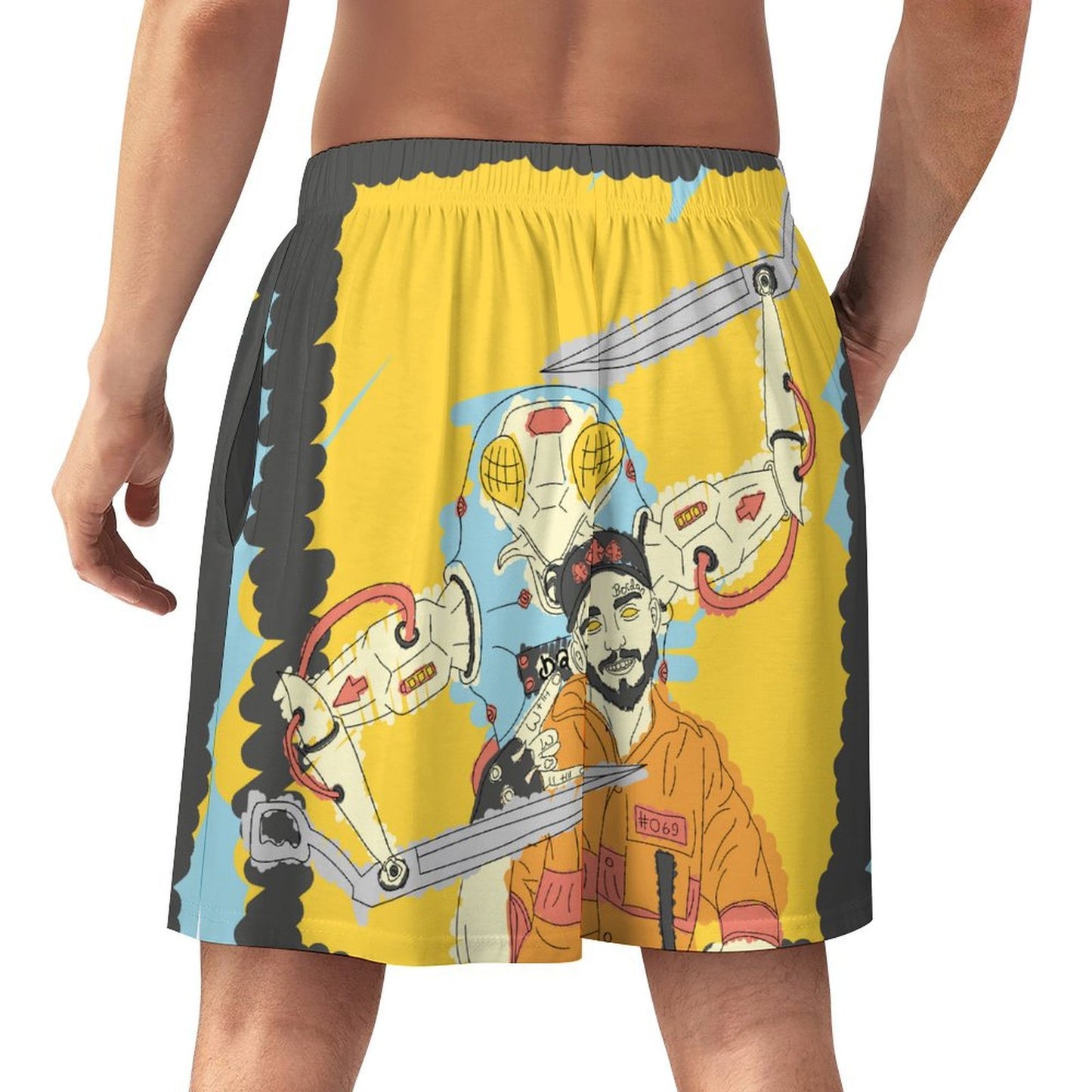 Pantaloncini Pigiama Personalizzati in Seta di Ghiaccio | Comfort Traspirante