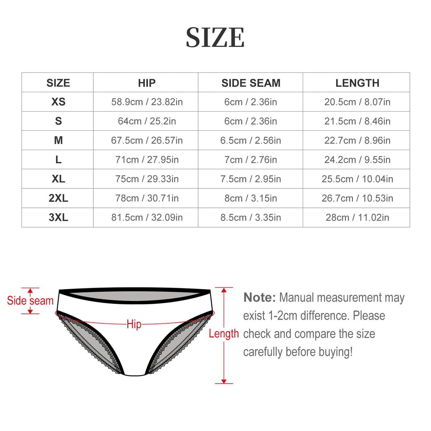 Slip Donna Personalizzato con Foto | Pizzo e Seta di Latte | Regalo Intimo