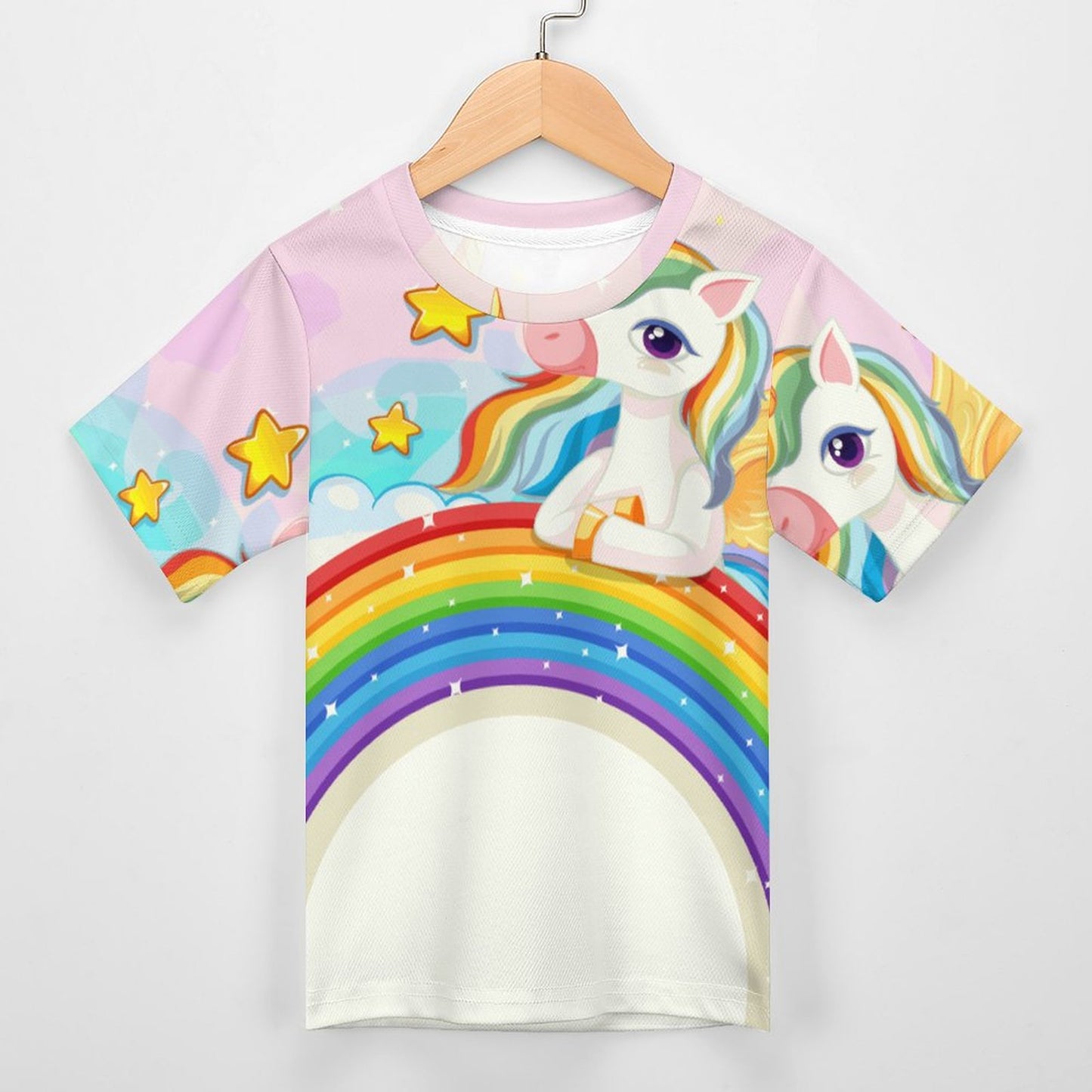 T-Shirt Bambino Tecnica Personalizzata | Tessuto Mesh Traspirante | Stampa Unica