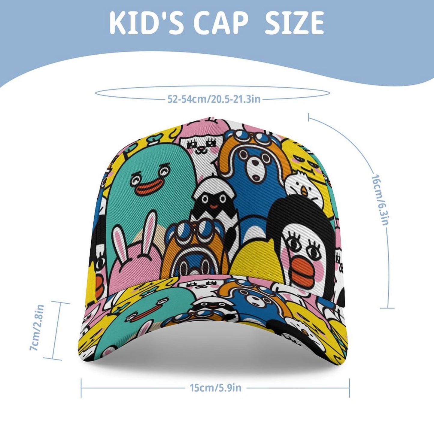 Cappellino Bambini Personalizzato con Foto | Berretto da Baseball Regolabile