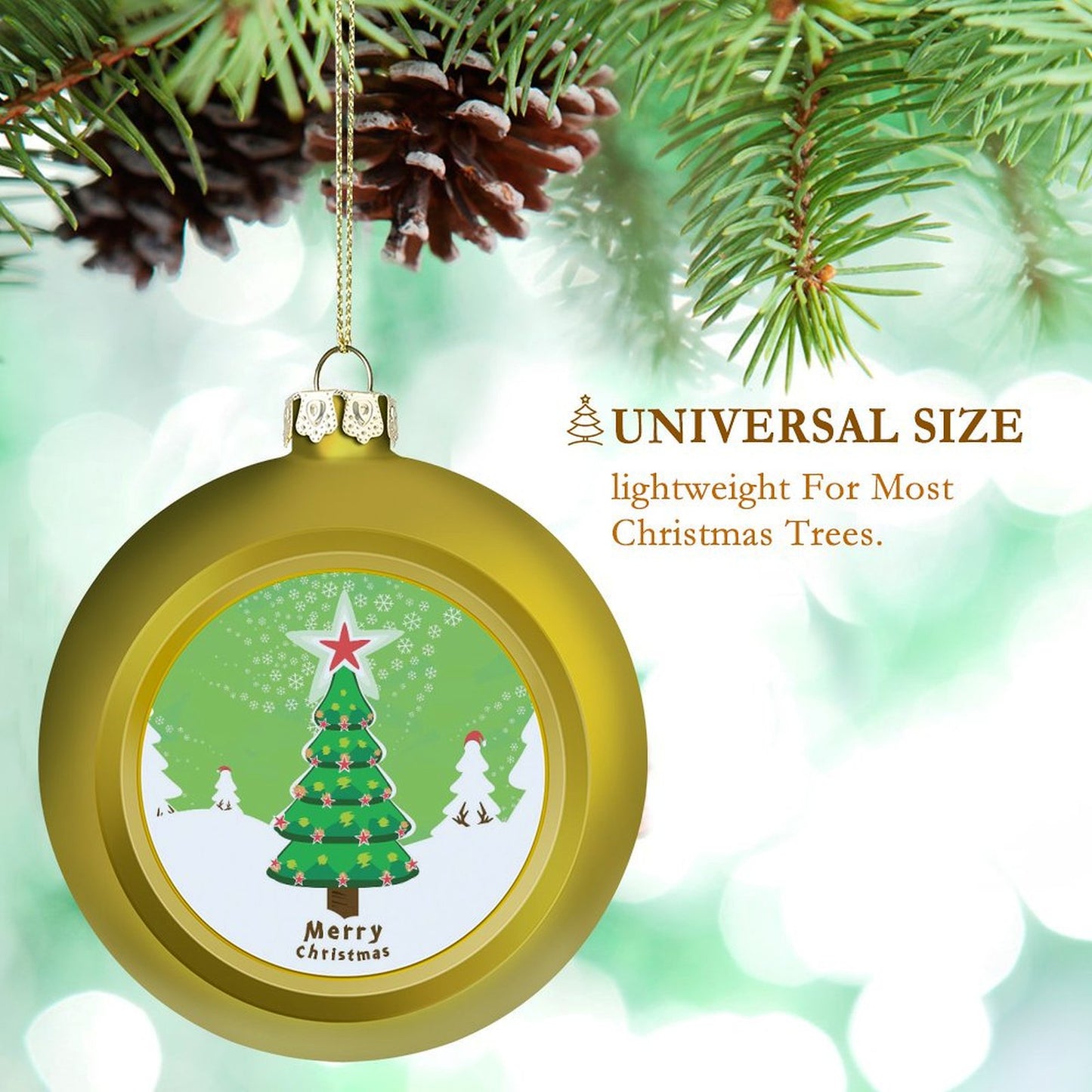 Mini Palline di Natale Personalizzate | La Tua Foto, il Tuo Stile