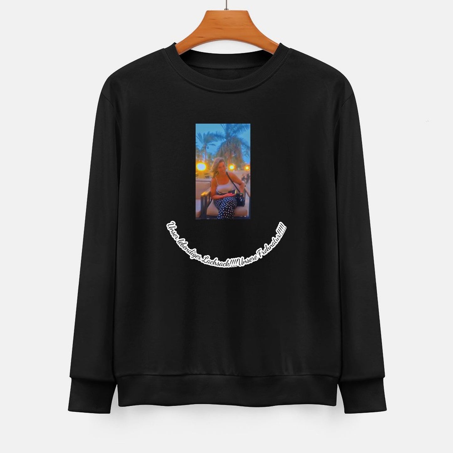 Felpa Cotone Personalizzata Unisex | Stampa Fronte e Retro con Foto