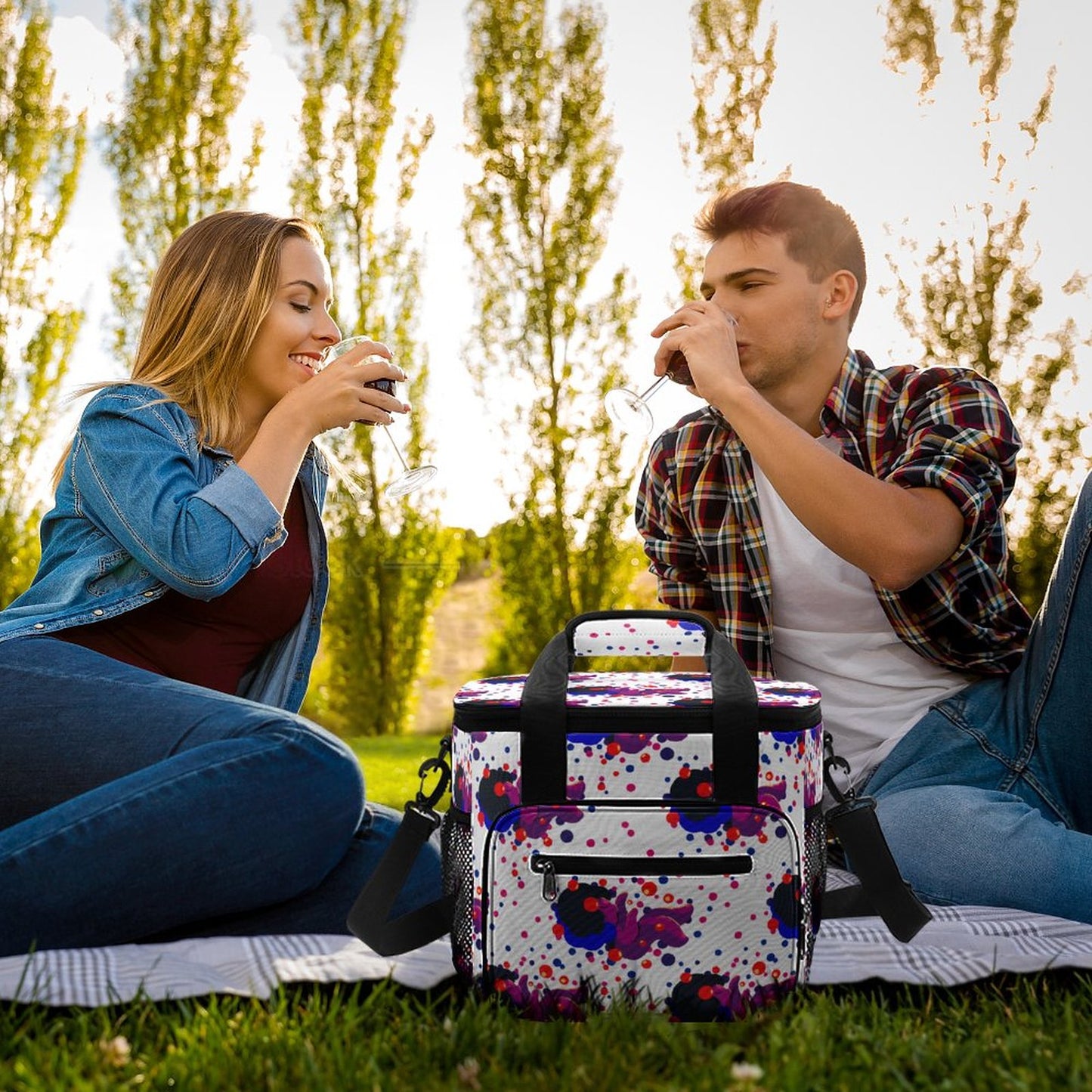 Borsa Termica Campeggio XL (22.5L) | Tote Picnic Personalizzata Oxford