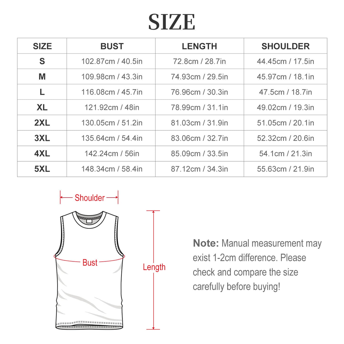 T-shirt Senza Maniche Personalizzata | Canottiera con Stampa Foto