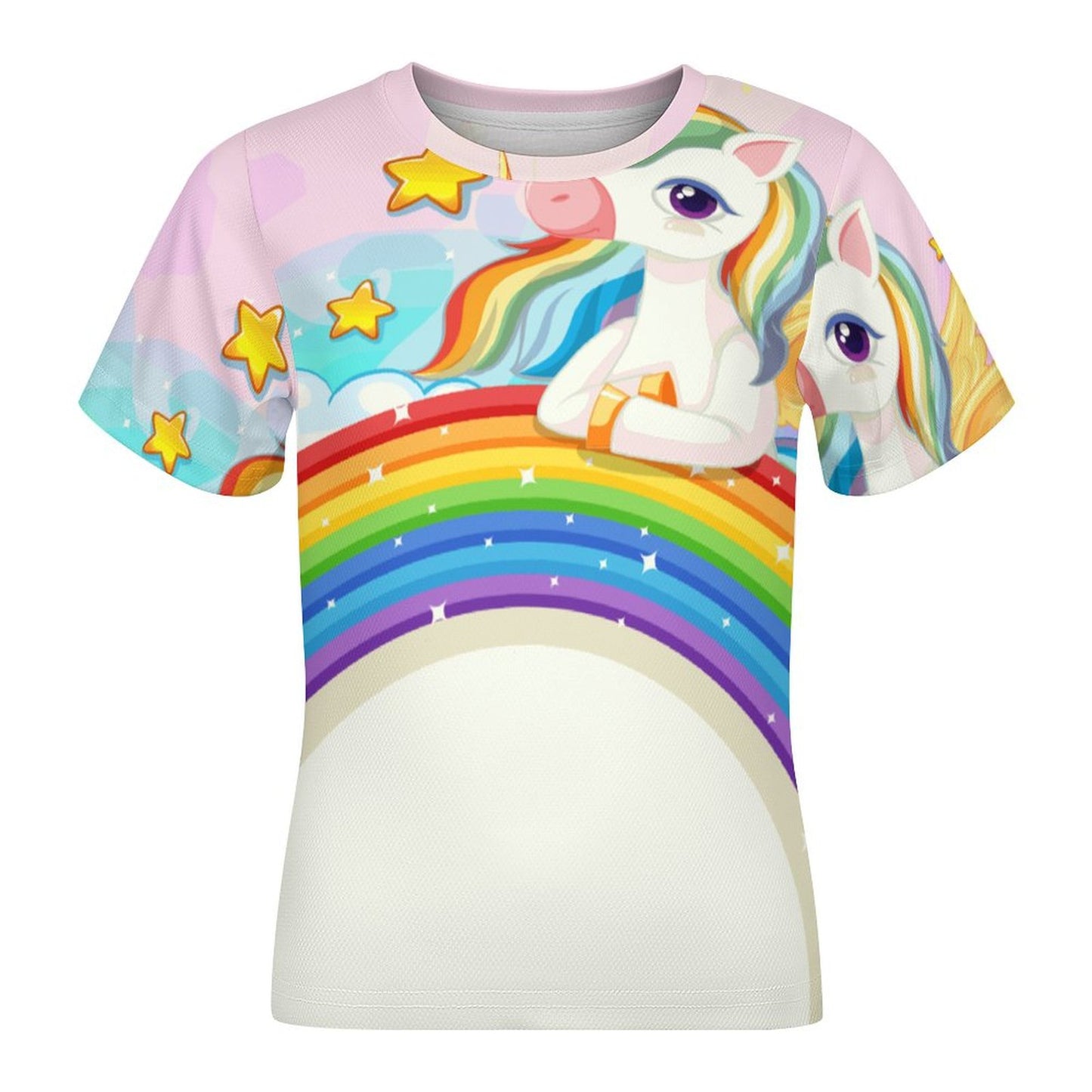 T-Shirt Bambino Tecnica Personalizzata | Tessuto Mesh Traspirante | Stampa Unica