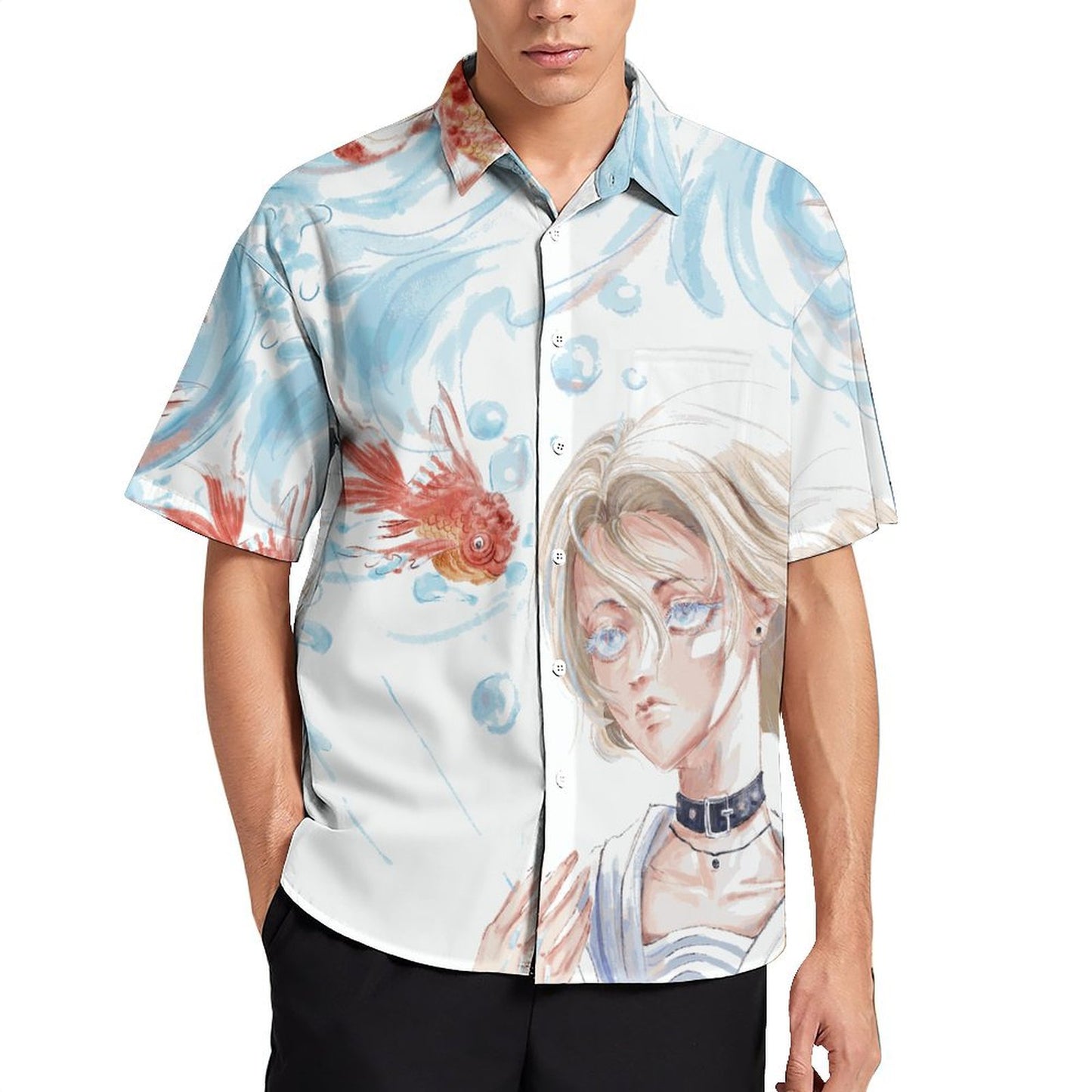 Camicia Uomo Personalizzata Maniche Corte | Stampa Foto su Camicia