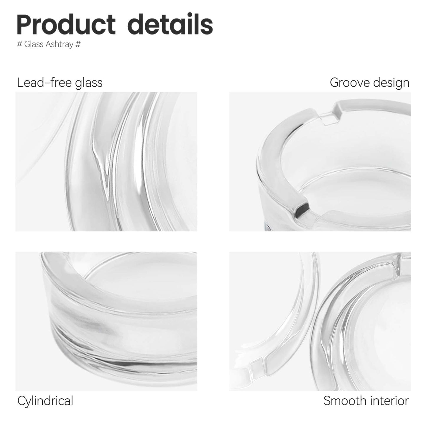 Posacenere in Vetro Personalizzato con Foto | Idea Regalo Unica