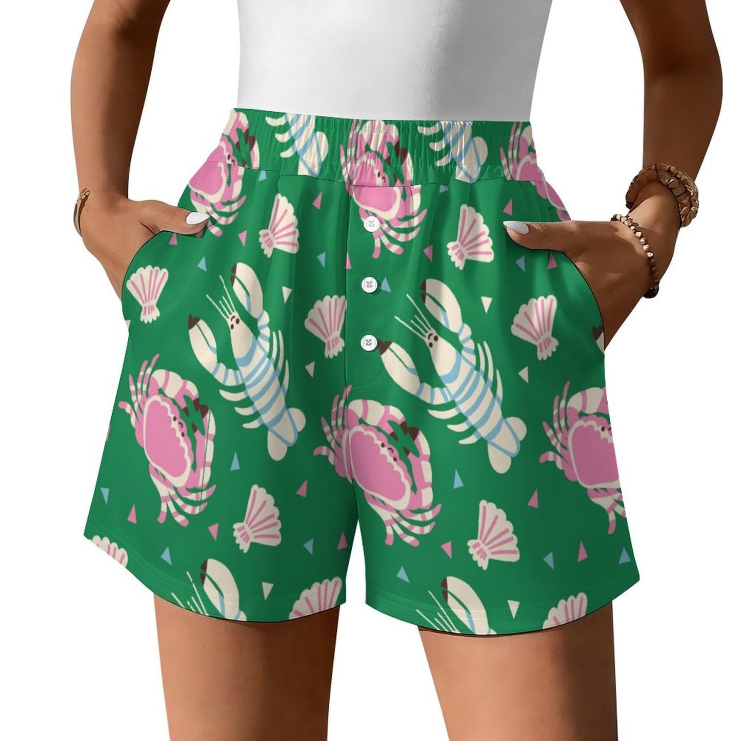 Pantaloncini Corti Personalizzati da Donna | Shorts Estivi Casa e Mare