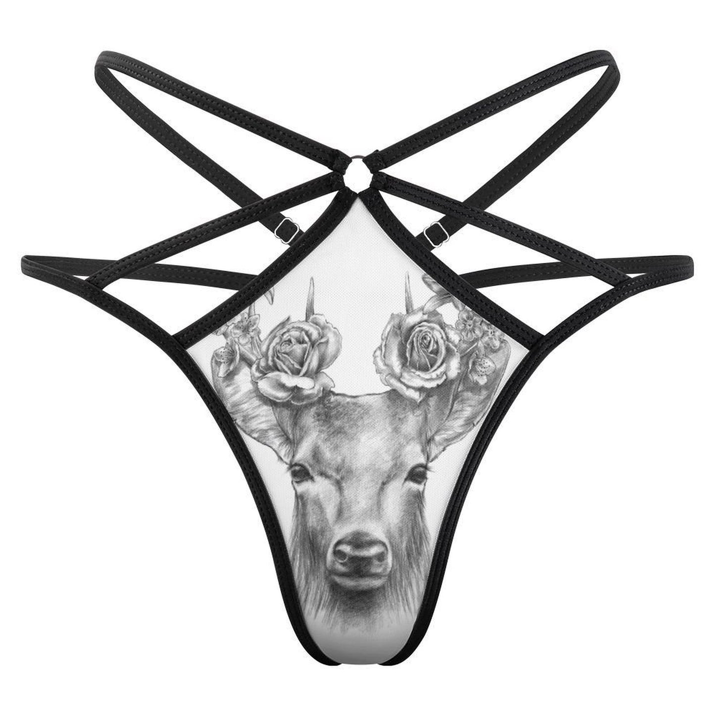 Perizoma Sexy Personalizzato con Foto | Lingerie Intima in Retina