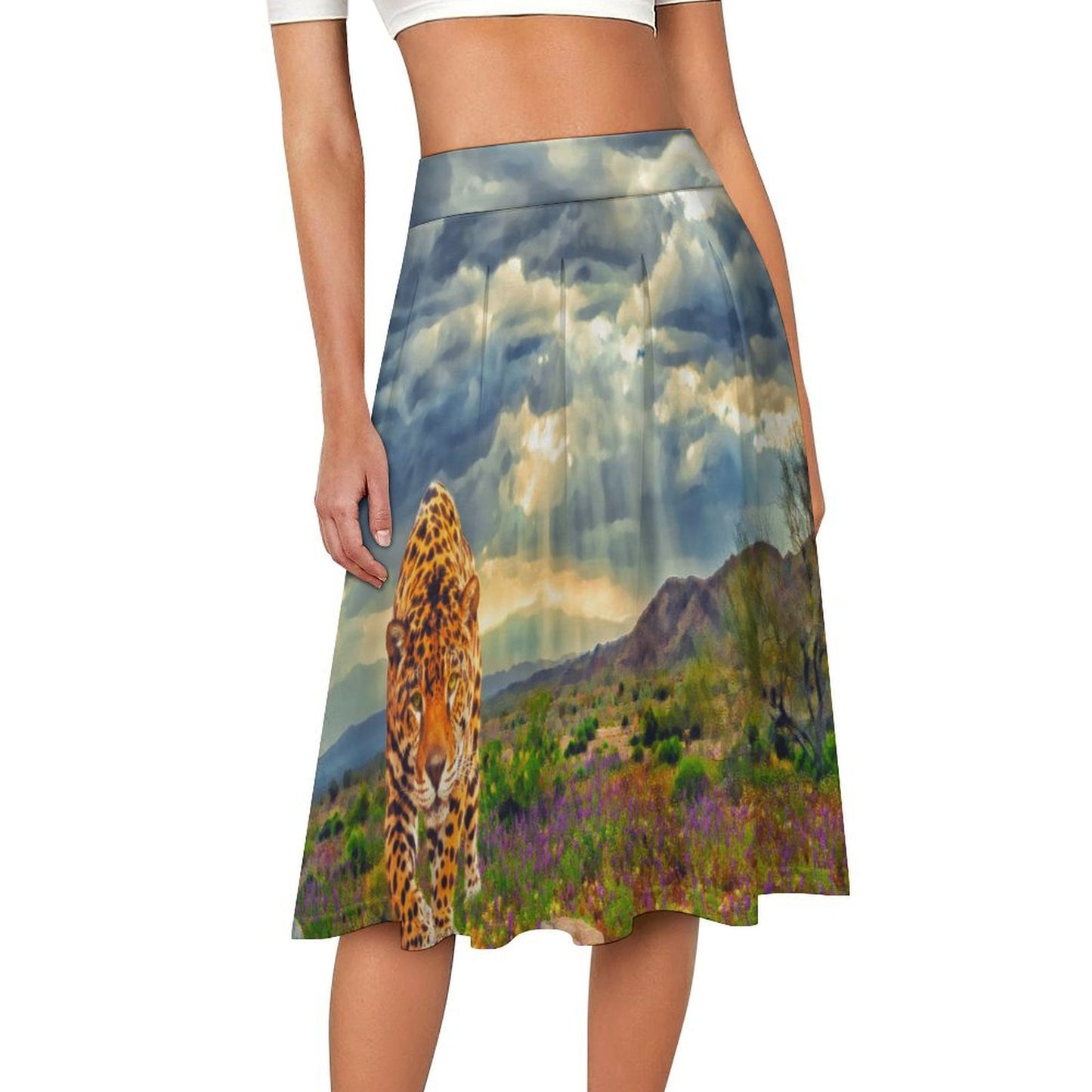 Gonna Midi Personalizzata Donna | Regalo Unico con Foto o Design