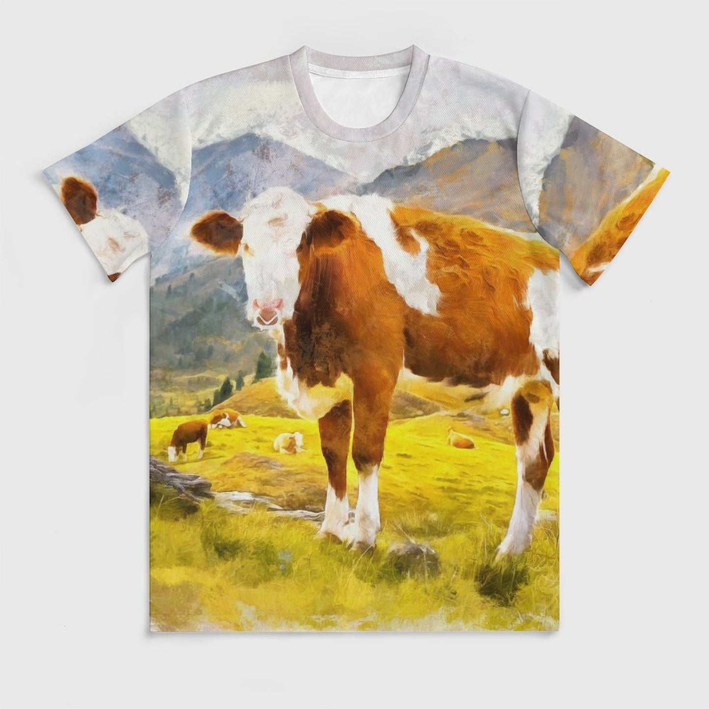 T-Shirt Personalizzata Uomo in Seta di Ghiaccio | Stampa la Tua Foto