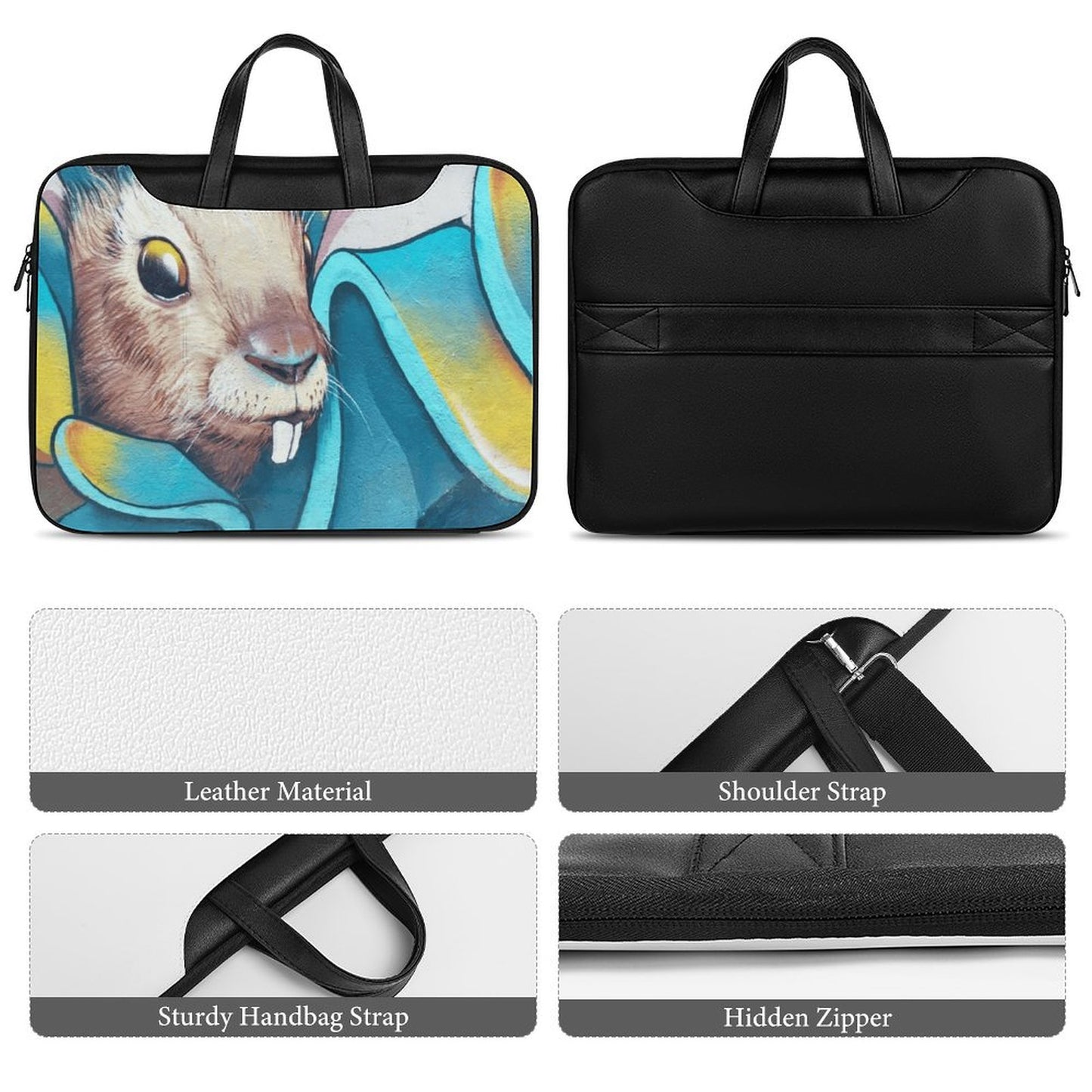 Borsa Porta PC Personalizzata con Logo | Regalo Aziendale in Pelle PU