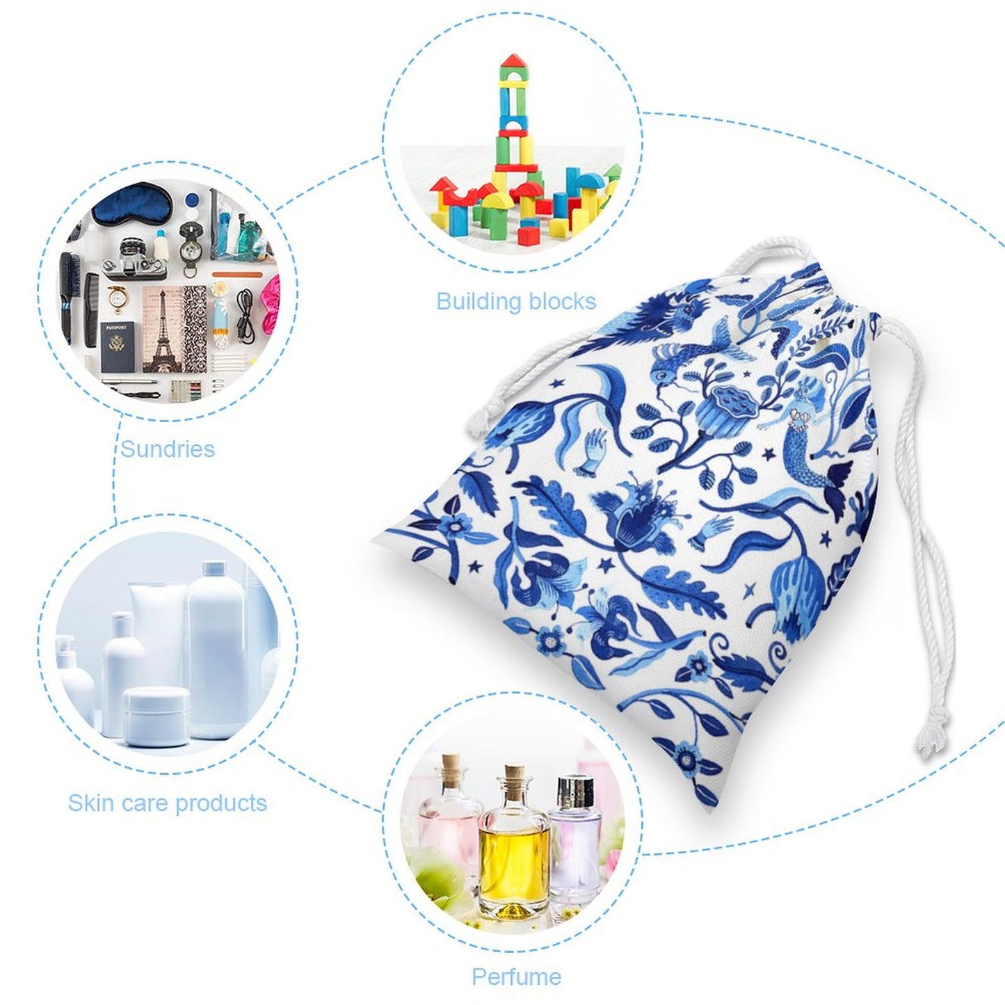 Sacchetto Canvas Coulisse Personalizzato | Bustina Cotone Eco-Friendly