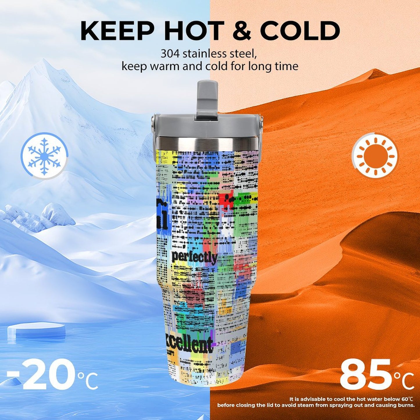 Bicchiere Termico da Auto Personalizzato 30oz | Regalo con Foto