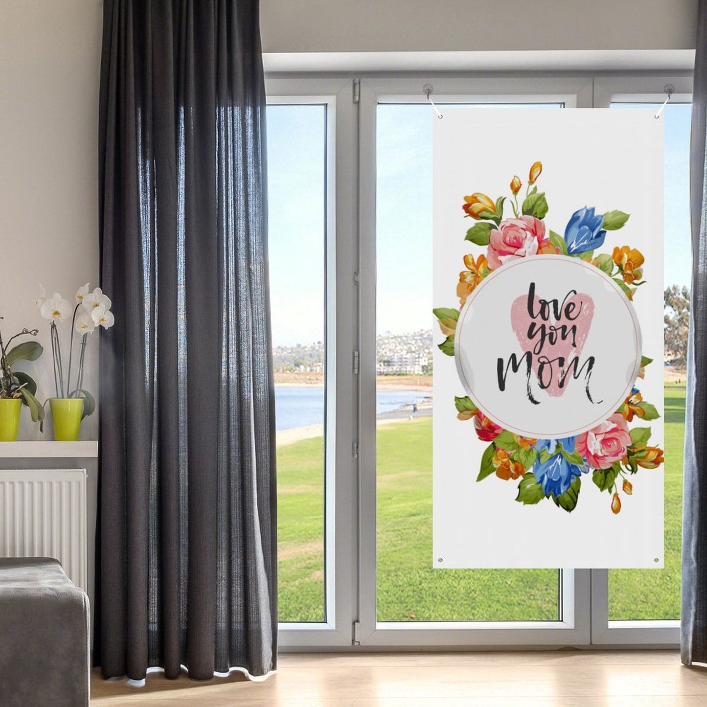 Striscione Personalizzato con Foto 90x180cm | Banner Decorativo per Feste