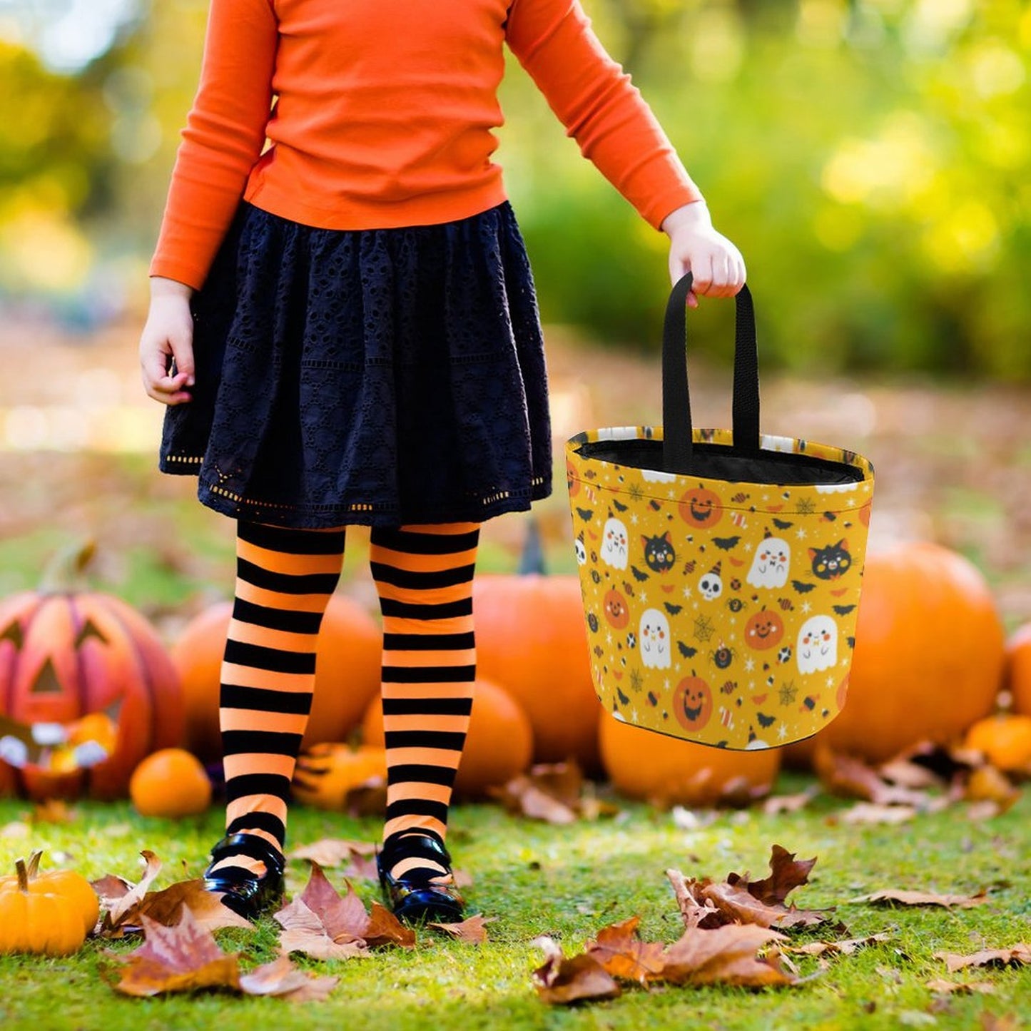 Borsa Halloween Personalizzata Bambini | Trick or Treat Bag Riutilizzabile