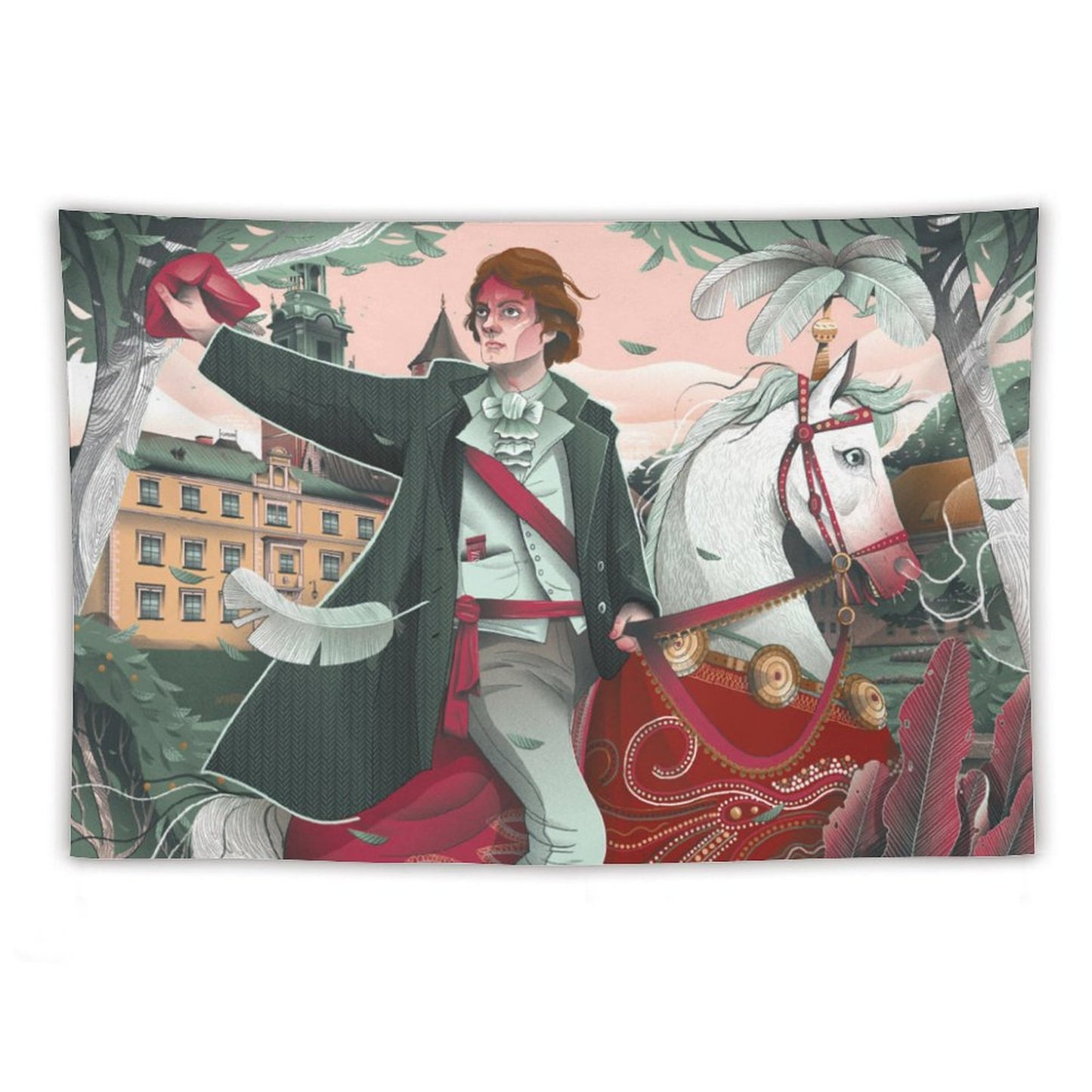 Arazzo da Parete Personalizzato | Decorazione Muro Senza Danni | Art Tapestry