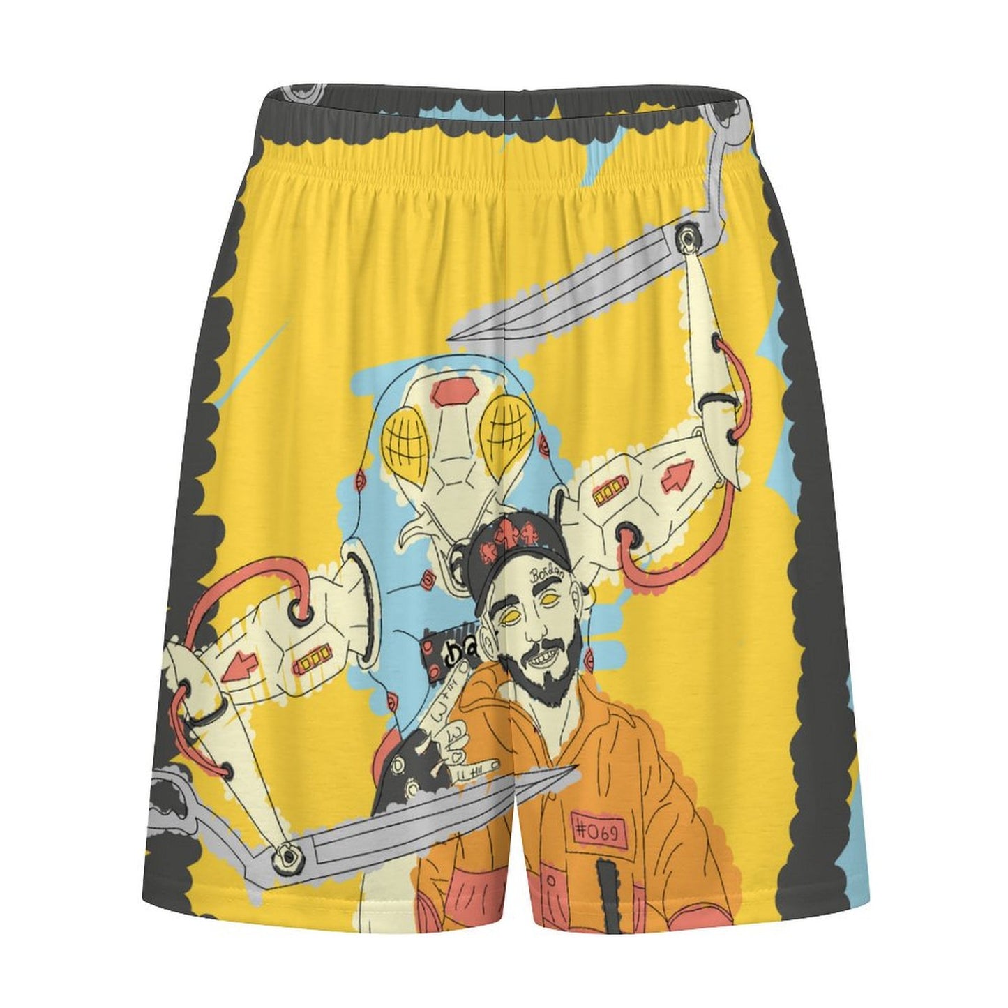 Pantaloncini Pigiama Personalizzati in Seta di Ghiaccio | Comfort Traspirante