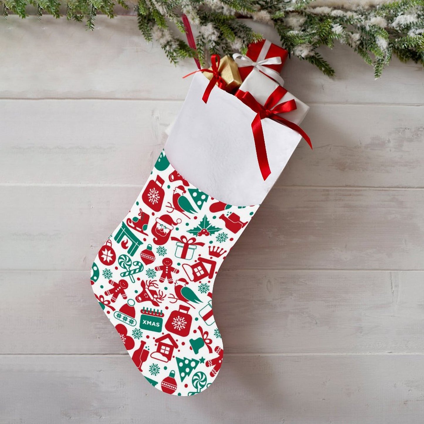 Calza di Natale Personalizzata con Nome o Foto | Unica per Famiglia