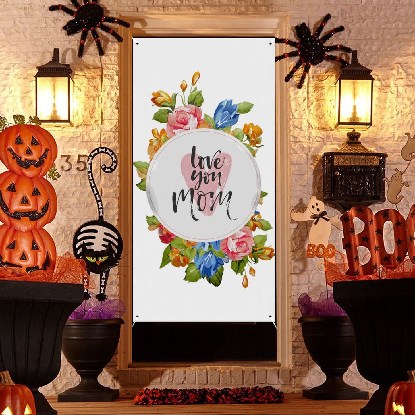 Striscione Personalizzato con Foto 90x180cm | Banner Decorativo per Feste