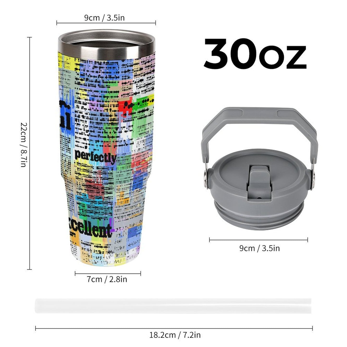 Bicchiere Termico da Auto Personalizzato 30oz | Regalo con Foto