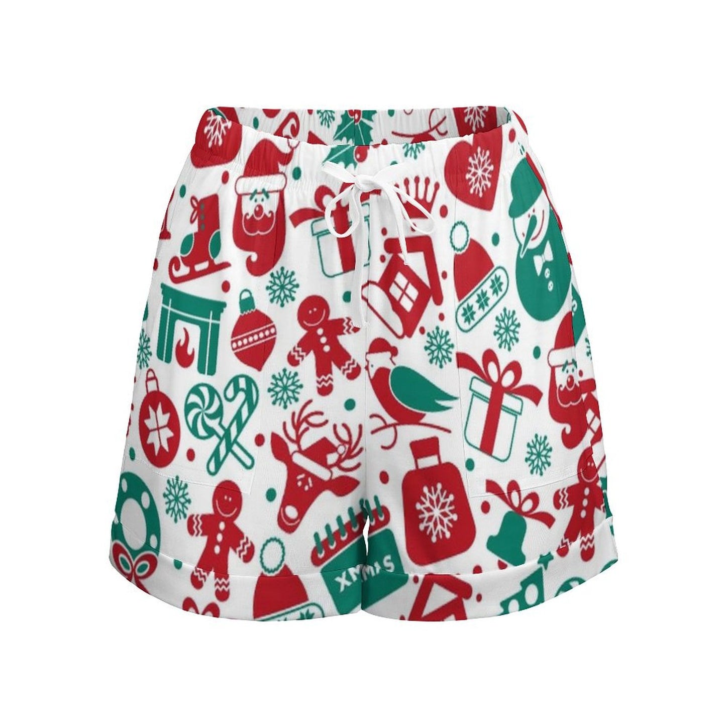 Pantaloncini Donna Vita Alta Personalizzati | Tessuto Fresco UPF 50+