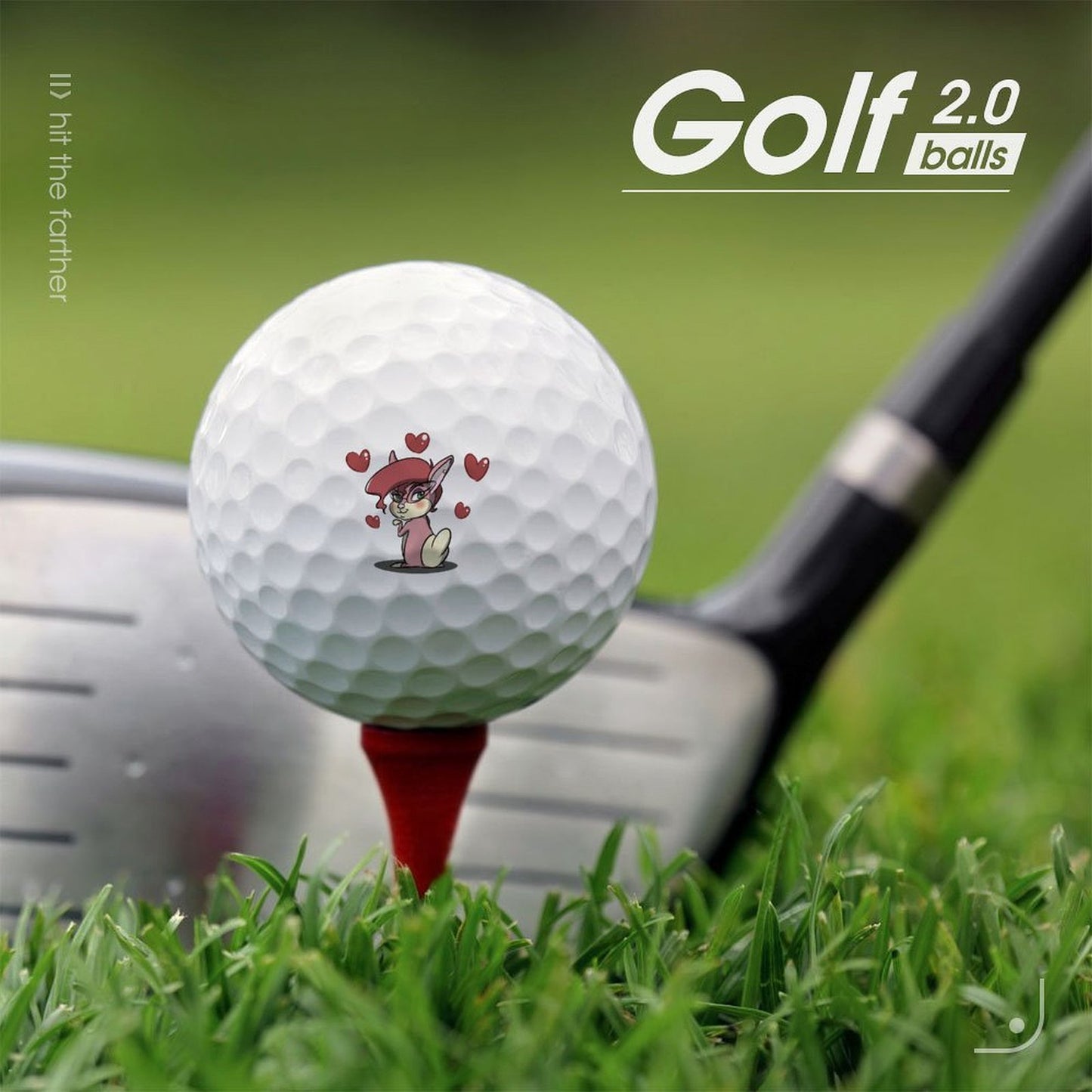 Palline da Golf Personalizzate | Stampa UV Fronte-Retro | Idea Regalo Golfista