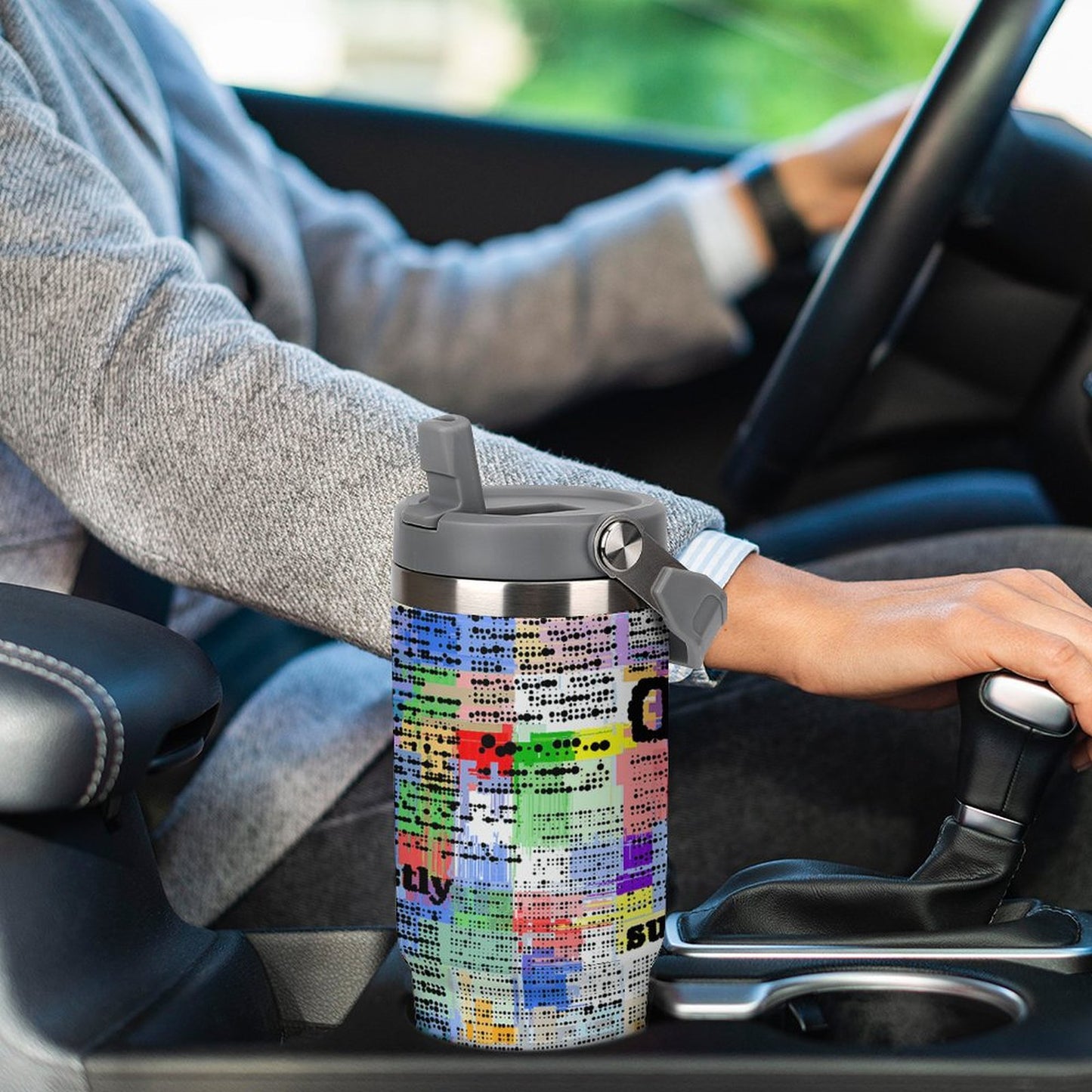 Bicchiere Termico da Auto Personalizzato 30oz | Regalo con Foto