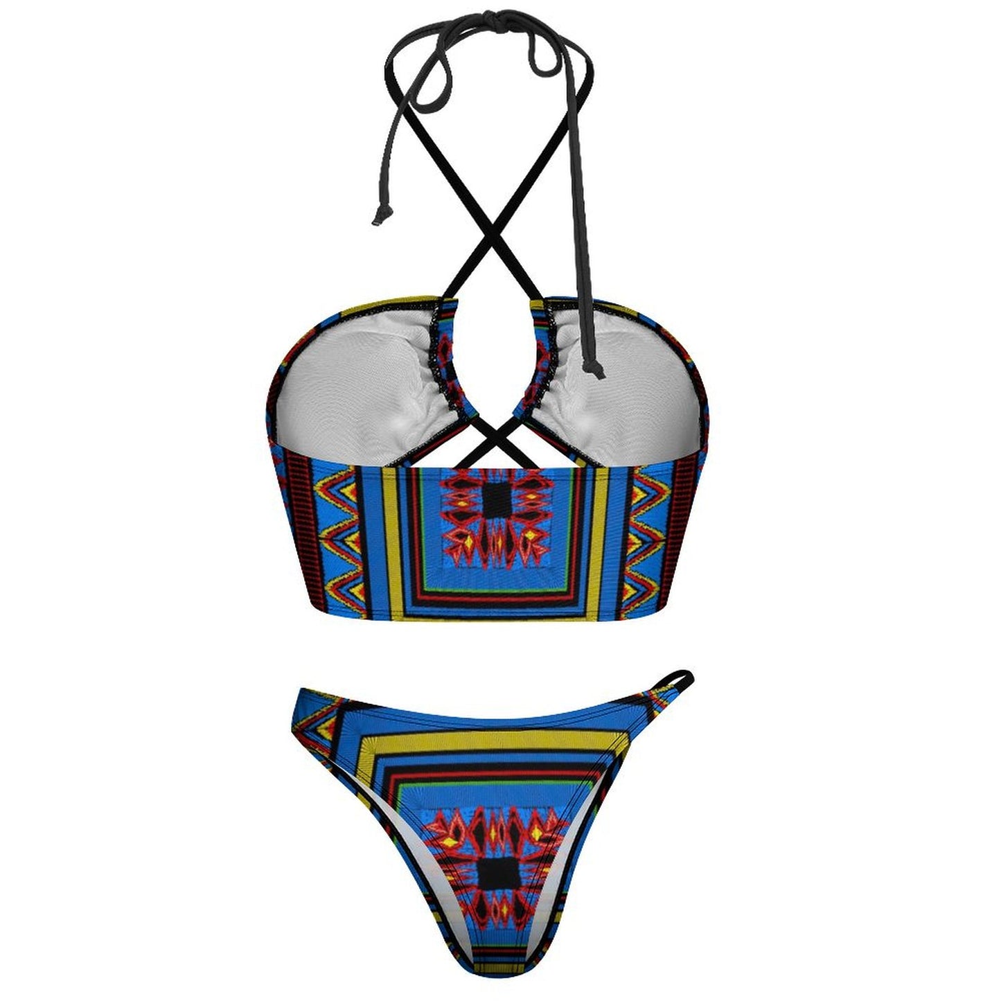 Bikini Personalizzato Donna | Stampa Unica | Costume Due Pezzi Lucido Sexy