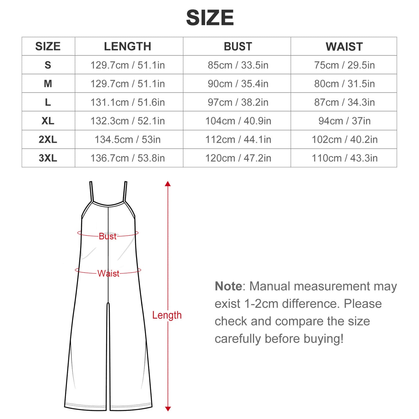Tuta Intera Donna Oversize | Salopette Morbida Spalline Sottili